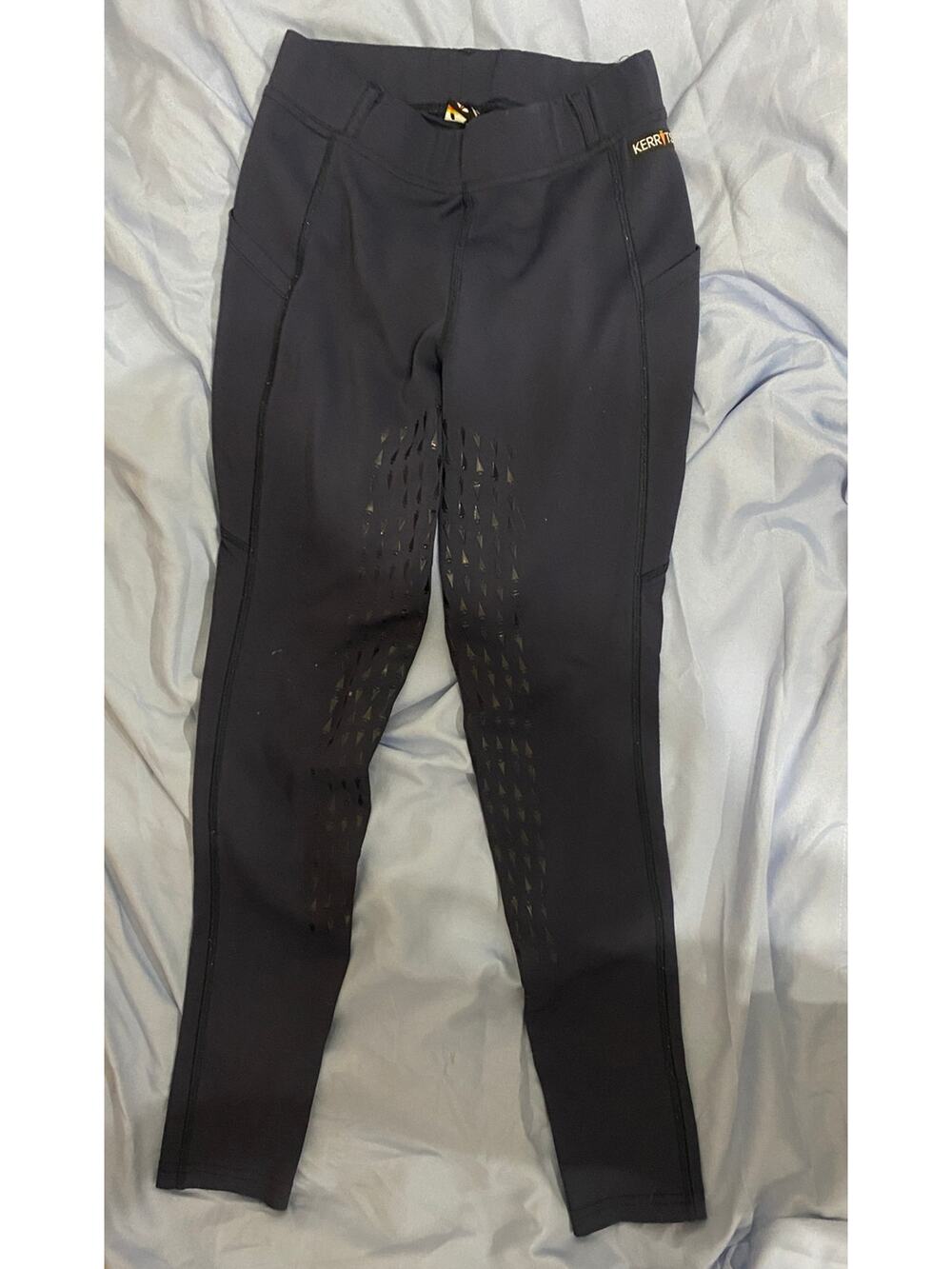 Kerrits Kids Riding Equestrian Tights - Navy Blue - Size L